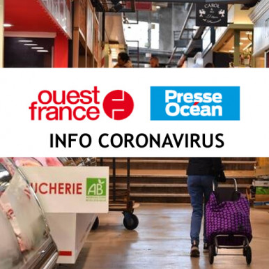 Info Coronavirus - Ouest France Marché de Talensac