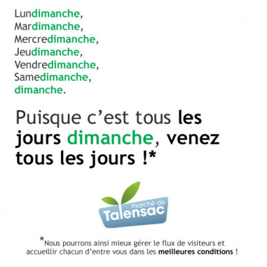Puisque c'est tous les jours dimanche...