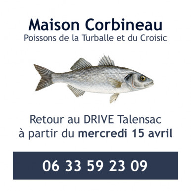 Corbineau poissons de retour au Drive