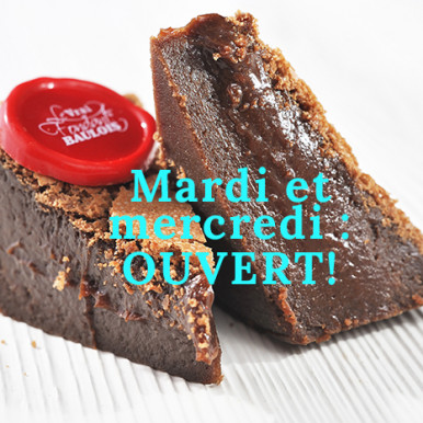 Mardi et Mercredi : ouverture!