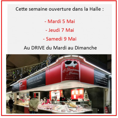 JOURS D'OUVERTURE