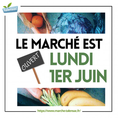 Ouverture Lundi 1er juin