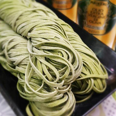 Fettucini aux épinards