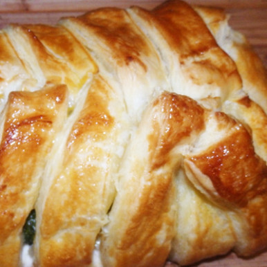 Feuilleté de volailles au choux
