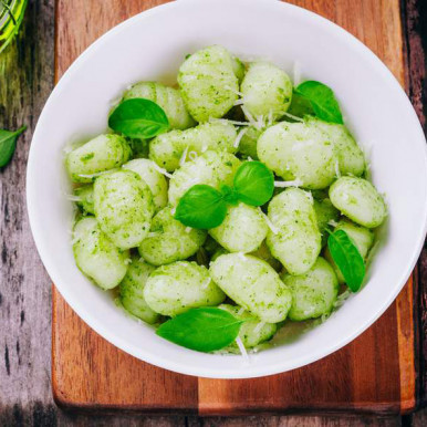 Gnocchi au basilic
